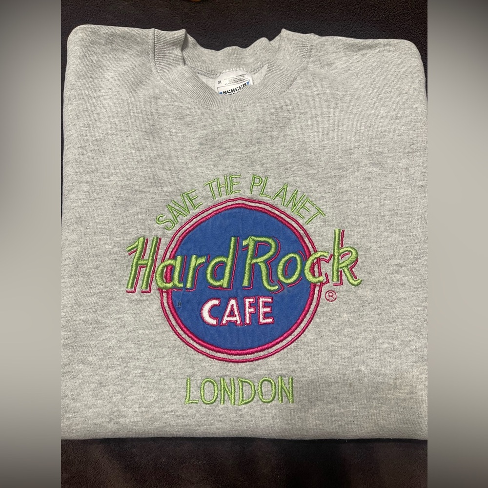 1990S HARD ROCK CAFE LONDON XL Sweatshirt